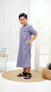 Baju Koko Anak Muslim & Jubah Anak Laki-laki Gamis 2-10 Tahun JBA-03 Terbaru Lebaran Ramadan 2025