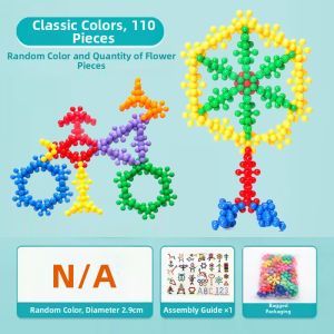 DUOKA | Snowflake Shaped Building Blocks Educational Toy