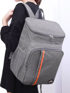 Thermal Insulated Double Shoulder Backpack Picnic Travel Outdoor Beer Beverage Food Preservation Bag Heat Preservation Cold Storage Ice Pack