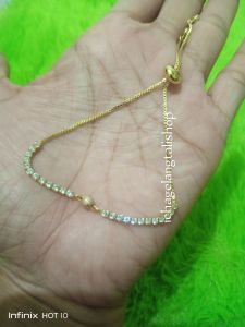 gelang serut bola satin 0 1 gram semar nusantara