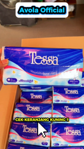 Tisu Tessa 250 Sheet (2 PACK) – Tisu Makan 2 Ply Aman Lembut dan Praktis