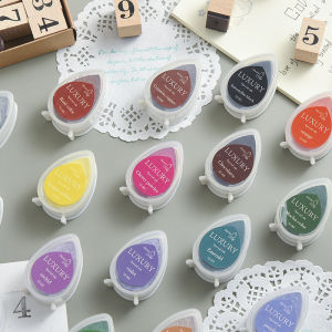 Stickers Punk | Multi-use Thick Sponge Water-based Colorful Stamp Pad for DIY Rubber Stamps and Handmade Scrapbooking