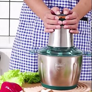 【Ship In 24H】KONKA 2L Blender Chopper Electric Meat Grinder Blender Duty Food Processor and Grinder 304 stainless steel