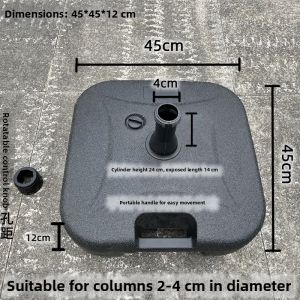 Plastic Sand/Water Fill Simple Umbrella Base