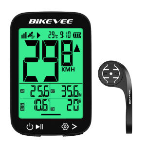 Máy Tính Xe Đạp GPS Không Dây Đồng Hồ Đo Tốc Độ Đồng Hồ Đo Quãng Đường Màn Hình LCD Chống Nước Đèn Nền Phụ Kiện Đồng Hồ Bấm Giờ Khi Đạp Xe