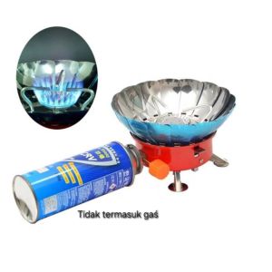 Kompor gas mini lipat portable outdoor camping stove alat masak kemping /mancing/mendaki gunung