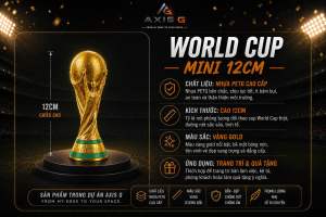 Cúp vàng Worldcup - Trải nghiệm cảm giác nâng Cup như thật
