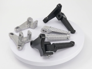 Universal Rear Footrest Bracket Set Anti-Slip Wear-Resistant Alloy Pedal Durable Construction