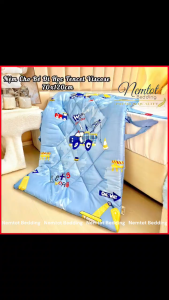 🌳XINH YÊU🌳Nệm Cho Bé Chần Bông Lông Vũ Vải Tencel Viscose Thoáng Mát Nệm Trẻ Em Đi Học Kèm Túi Đựng _ Nemtot Bedding