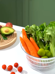 Premium Salad Spinner Fruit Strainer Vegetables Dehydrator Colander