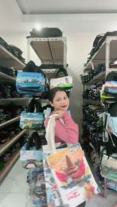 TAS BALI TOTE BAG CANVAS OLEH OLEH READY 6 MOTIF SIAP KIRIM TKR 003