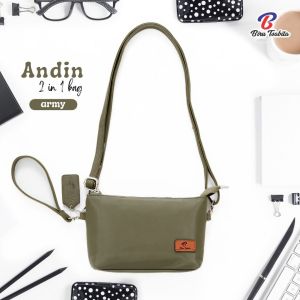 Andin 2in1 Bag By Biru Tsabita /Tas Selempang