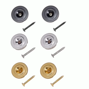 2pcs Electric Bass String Trees High Performance Metal Retainers for Better Tuning Control电贝司琴头压弦扣