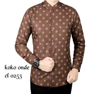 kemeja koko premium motif tidak pasaran slimfit