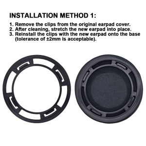 Universal sheepskin earpads flat and beveled ear cushions 80mm to 110mm sized headphone earmuffs sealed soundproof and noise reducing ear pads