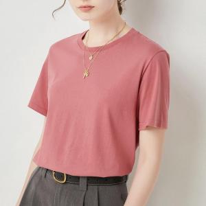 Special Offer 11 Colors 2025 Summer New Loose Womens T-shirt 100% Pure Cotton Short Sleeve Casual Versatile Top