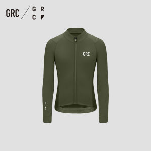 GRC Autumn Winter Womens Warmth Cycling Jacket Windproof Road Bike Riding Clothes Fleece Long Sleeve Tight Fit Bicycle Coat