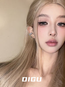 ต่างหูแบบห้อยประดับเพชรสไตล์เรียบง่ายหรูหรา เครื่องประดับแฟชั่นสำหรับผู้หญิง ต่างหูแบบห้อยรูปทรงเรขาคณิต