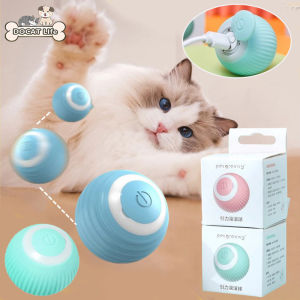 Smart Cat Toys Automatic Rolling Ball Electric Cat Toys Interactive for Cats Training Self-moving Kitten Toys Pet Accessories