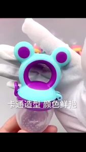 Baby Pacifier Fresh Food Fruit Nibbler Feeder Nipple Feeder Silicone Fruit Nibbler Feeder Nipple Feeder for 3-6 months