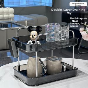Double Layer Durable Water-Draining Tray