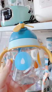 [CHỐNG SẶC] Bình Nước Cho Bé Gái Và Bé Trai CHÓNG SẶC 250ml Cao Cấp Họa Tiết Đáng Yêu