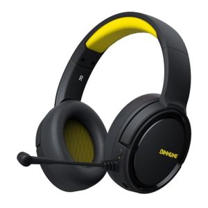 BINNUNE 2.4GHz Wireless Gaming Headset for PS5 PS4 PCNS Bluetooth 5.2 USB Gamer Headphones with Noise Canceling Microphone for