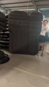 Inflatable SUV Trunk Mattress Foldable Large Sleeping Bed with Raised Side Supports for Camping Road Trip Travel Use 차박 매트