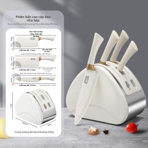 Bộ Dao Nữ và Đế Cắt 2-trong-1 bằng Thép Không Gỉ