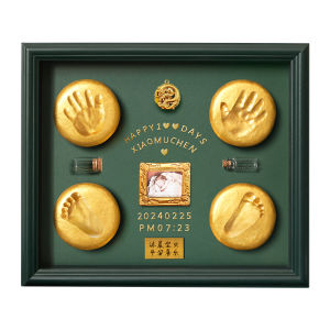 Baby Footprint Clay Memorial Souvenir One Year Old Full Moon Celebration Baby Mud Moulding Infant Memorabilia Child Development