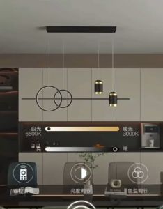 ĐÈN THẢ TRẦN THIẾT KẾ HIỆN ĐẠI  CÔNG SUẤT 90W  TRANG TRÍ PHÒNG KHÁCH  PHÒNG NGỦ   ÁNH SÁNG ĐỔI 3 MÀU TRẮNG - VÀNG - TRUNG TÍNH