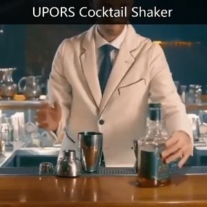 RU.Cafe 550/750ml ชุดบาร์เทนเดอร์ค็อกเทล 9 ชิ้น บาร์ไวน์ชุดเครื่องมือราคาขายส่ง