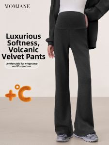 Mom Jane | Pregnant Women Bell Bottom Pants Comfortable Flared Trousers Autumn Winter