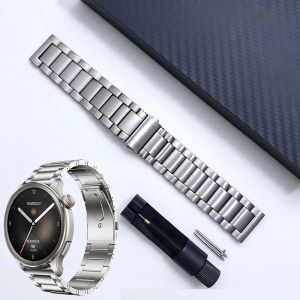 22 มม.ไทเทเนียมโลหะสายนาฬิกาสําหรับ Huami AMAZFIT BALANCE GTR 4 3 Pro 47 มม.AMAZFIT CHEETAH/Active เปลี่ยนสายนาฬิกา