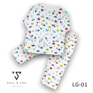 ชุดนอนเด็ก SOUL & SON ลายน่ารัก ผ้านิ่ม ใส่สบาย สำหรับเด็ก 6-10ปี ผลิตในประเทศไทย จัดส่งไว เก็บเงินปลายทาง