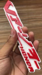 EMBLEM MOTOR VERSI JEPANG VARIASI TIMBUL 3D BAHAN RESIN