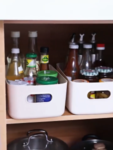 Kitchen Storage Box Office Desktop File Snack Organizer Storage Make Up Organizer