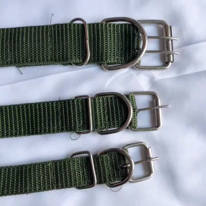 Vòng cổ Chó Po.lice & Dog leash siêu dày móc khóa xoay 360 độ - Love Pets Shop
