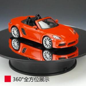 Bimeigao 1:24 Porsche  Porsche 718 ster Convertible Sports Car Simulation Alloy Car Model