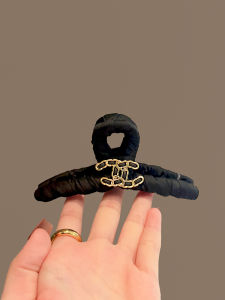 Elegant Large Size Fashionable Shark Bite Hair Clip Women's Back of Head Double C Clip Stylish Hair Accessories