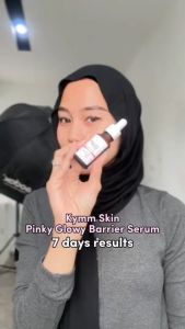 KYMM SKIN [FREE Aqua Face Mist] Pink Glowy Barrier Serum dengan Vitamin B12 & Niacinamide