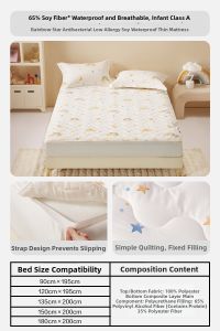 Mercury | Waterproof Urine and Stain Resistant Antibacterial Hypoallergenic Mattress Protector