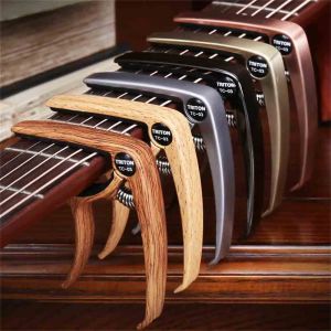 Professional Zinc Alloy Guitar Capo - 2-in-1 for Acoustic/Electric Guitars Metal Tone Changer Clip for Wooden Guitars