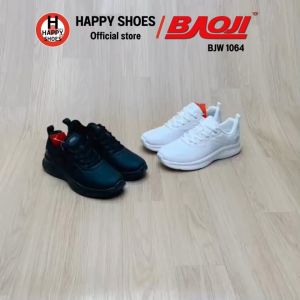 [🥇บาโอจิแท้100%🔢เบอร์37-41🆓ฟรี...ถุงเท้า 1 คู่] BAOJI รองเท้าผ้าใบหญิง รองเท้ากีฬาหญิง รองเท้าวิ่ง รุ่น BJW1064 สวย นุ่มเบา สบายเท้า