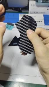 Carbon fibre opening card Durable safe mobile phone LCD screen disassemble Pry scraper for ipad tablet PC opening tool
