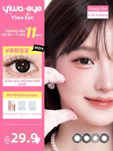 Mắt Kính Áp Tròng Đen Thiên Nhiên 6 Tháng