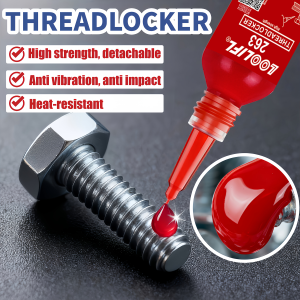 243 263 Blue Medium Strength Threadlockers Universal Thread Adhesives For All Metal Threaded Components Removable Waterproof10ML