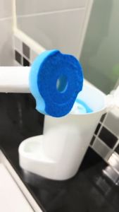 เบสิโค แปรงขัด รุ่น HW211116 พร้อมฟองน้ำ 16 ชิ้น สีขาว