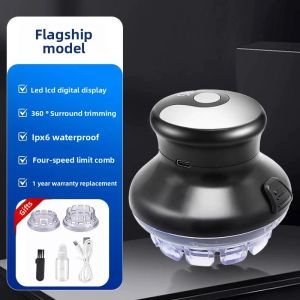 MONLEYTA | Nano Flying Saucer Automatic Self-Service Hair Clipper Mens One Inch Haircut Professional Barber Tool For Lazy People