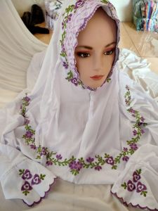 MUKENA MUKENAH TERUSAN PUTIH DEWASA BORDIR KATUN MIKRO KALUNG BUNGA ELEGAN | TELEKUNG ANAK MUDA RUKUH LANGSUNGAN LAJURAN MODEL TERBARU KEKINIAN 2023 JUMBO SANTRI REMAJA | RUKOH POCONG MOTIF BUNGA TRAVEL HAMPERS SESERAHAN TEBAL NYAMAN ADEM